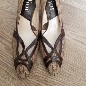 Vintage Dior shoes heels Trotter